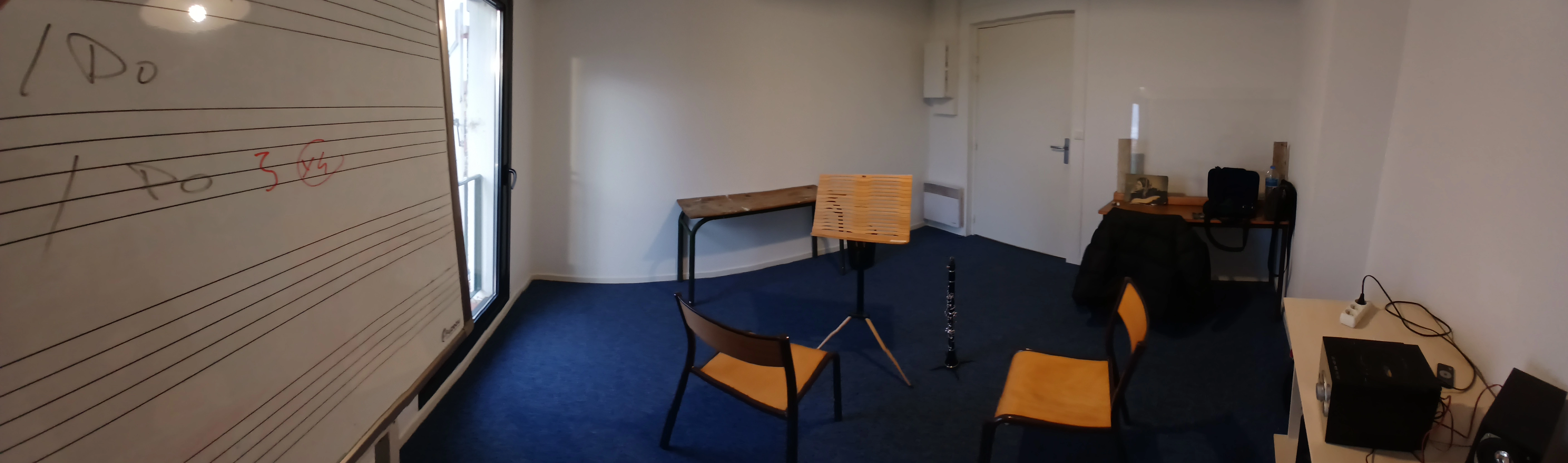 Salle de cours de l'École de Musique des Portes d'Ariège à Mazères